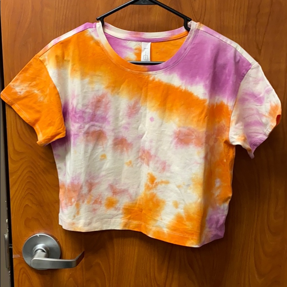 Tie Dye cropped shirt